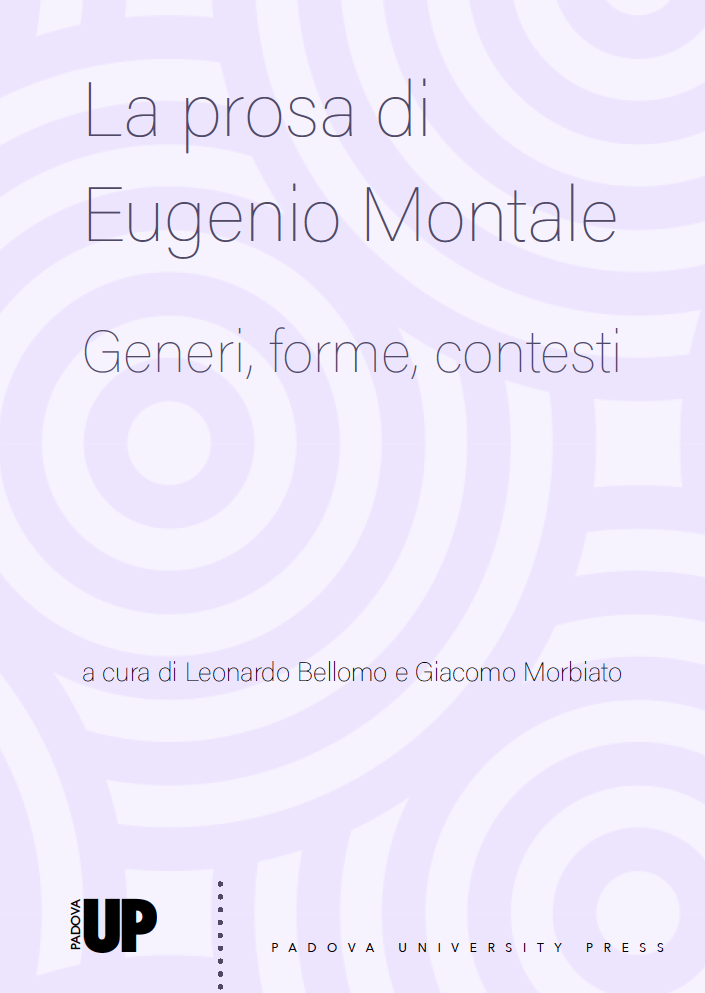 La prosa di Eugenio Montale