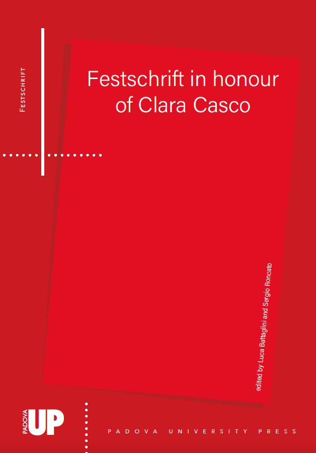 Festschrift in honour of Clara Casco