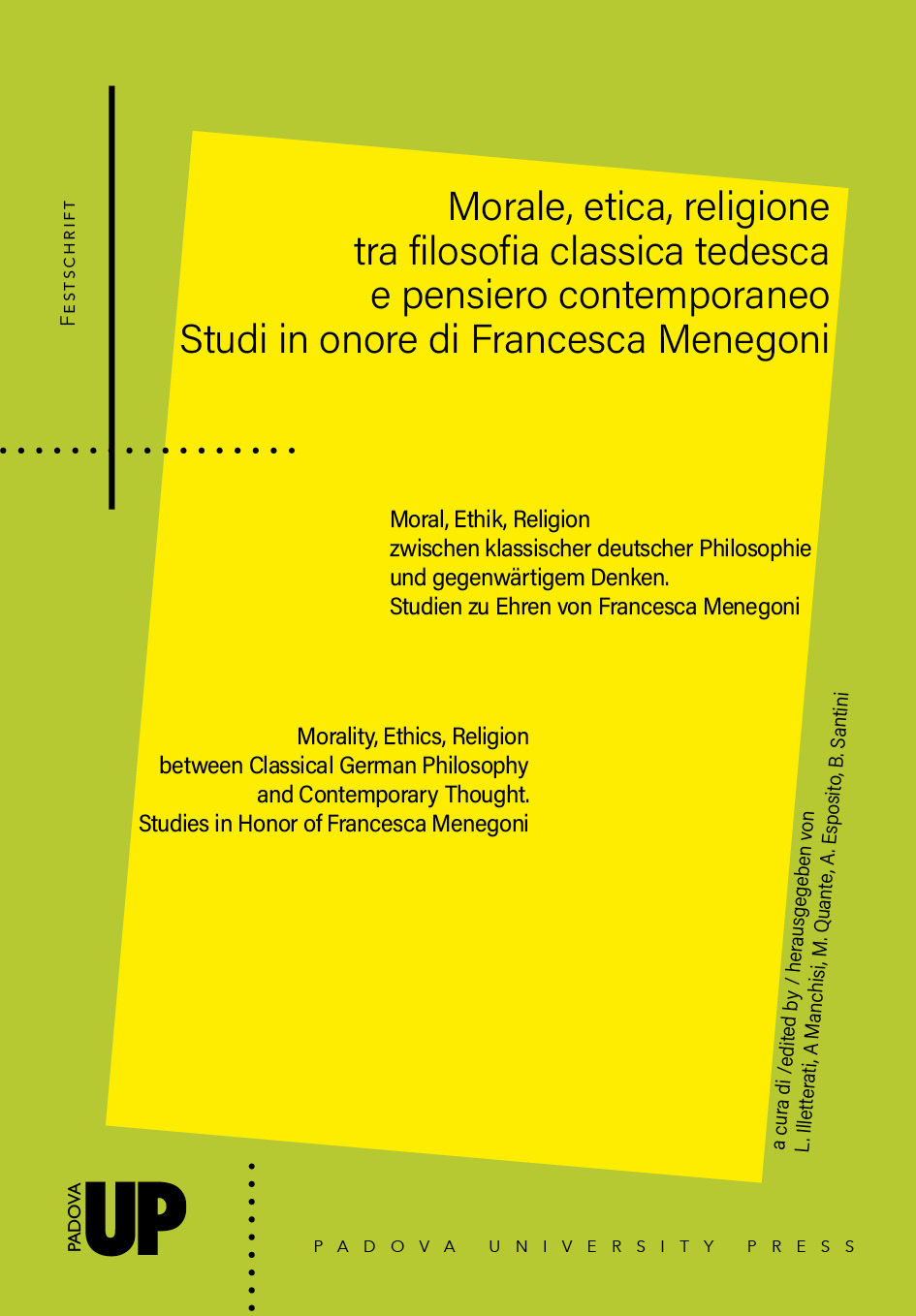 Morale, etica, religione tra filosofia classica tedesca e pensiero contemporaneo