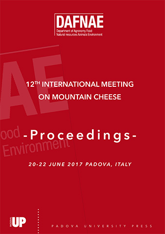 12th International Meeting on Mountain cheese.